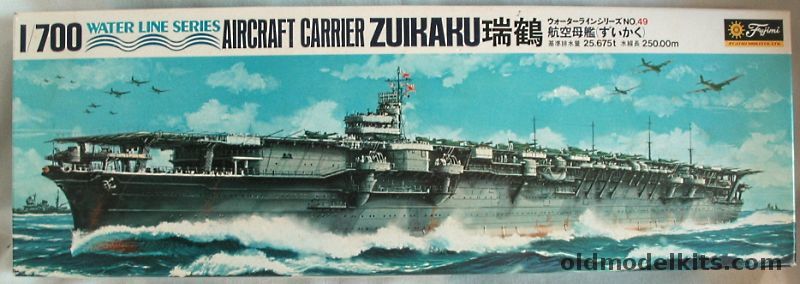 Fujimi 1/700 IJN Zuikaku Aircraft Carrier, WLA049 plastic model kit